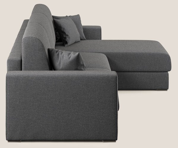 Best Divano letto angolare con penisola in tessuto smacchiabile QuickC