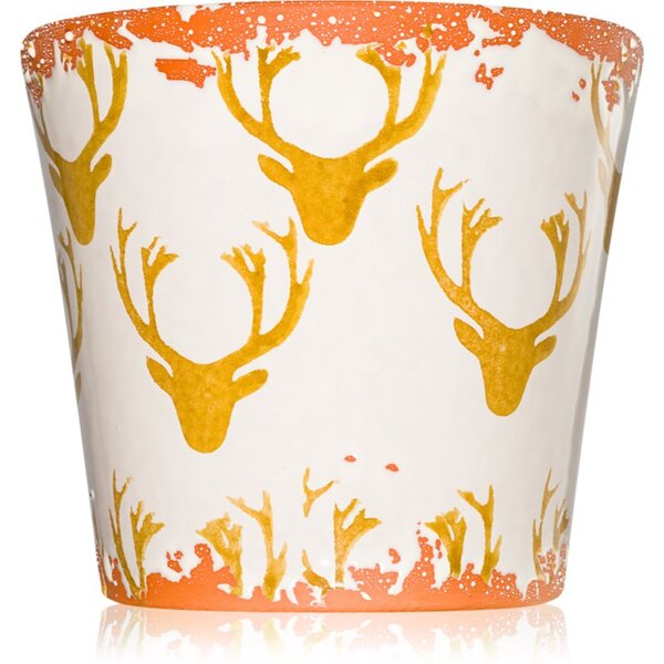 Wax Design Deer Brown candela profumata 14 cm
