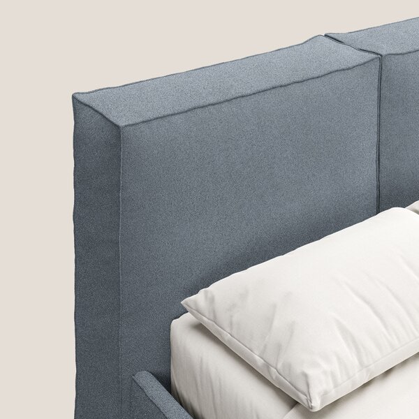 Cocoon letto imbottito contenitore sfoderabile in bouclet impermeabile