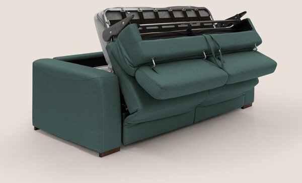 Poseidon divano letto + relax elettrico in tessuto smacchiabile imperm
