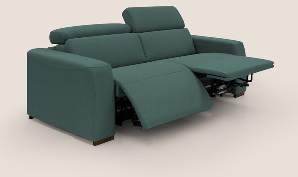 Poseidon divano letto + relax elettrico in tessuto smacchiabile imperm