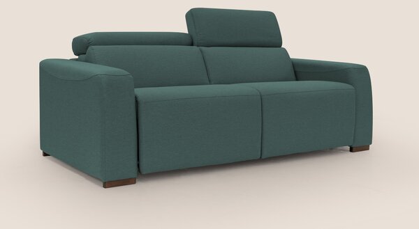 Poseidon divano letto + relax elettrico in tessuto smacchiabile imperm