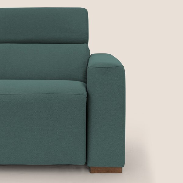 Poseidon divano letto + relax elettrico in tessuto smacchiabile imperm