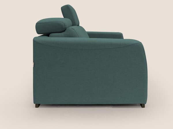 Poseidon divano letto + relax elettrico in tessuto smacchiabile imperm