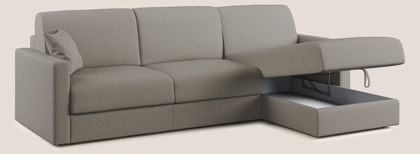 Chris Divano letto angolare 5 posti in tessuto impermeabile T13 tortor