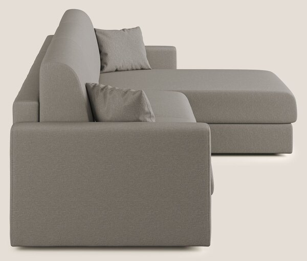 Chris Divano letto angolare 5 posti in tessuto impermeabile T13 tortor