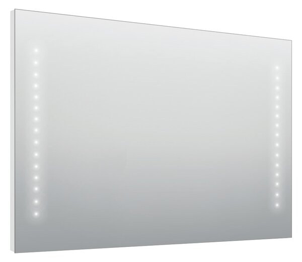 Specchio con illuminazione integrata bagno rettangolare Hollywood L 100 x H  70 cm SENSEA
