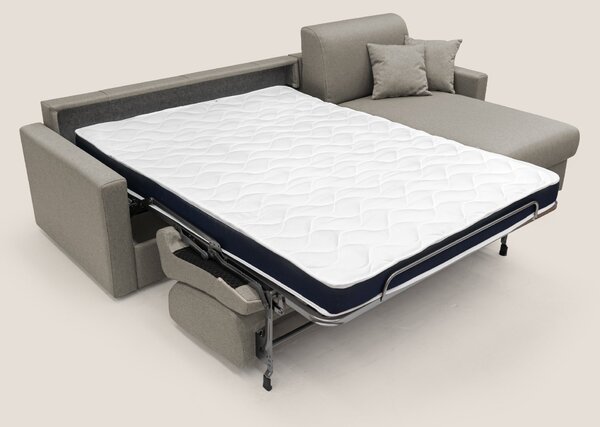 Chris Divano letto angolare 5 posti in tessuto impermeabile T13 tortor