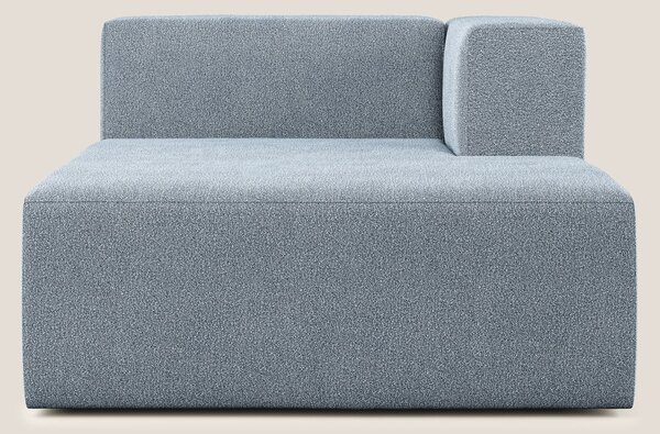 Nettuno modulo chaise longue in morbido tessuto bouclè T07 carta da zu