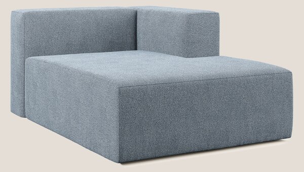 Nettuno modulo chaise longue in morbido tessuto bouclè T07 carta da zu