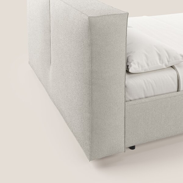 Cocoon letto imbottito contenitore sfoderabile in bouclet impermeabile