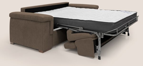 Giunone divano letto con materasso alto 18 cm e poggiatesta reclinabil