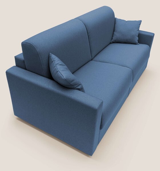 Chris Divano letto matrimoniale in tessuto impermeabile T13 blu