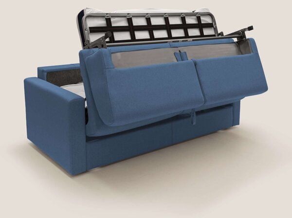 Chris Divano letto matrimoniale in tessuto impermeabile T13 blu