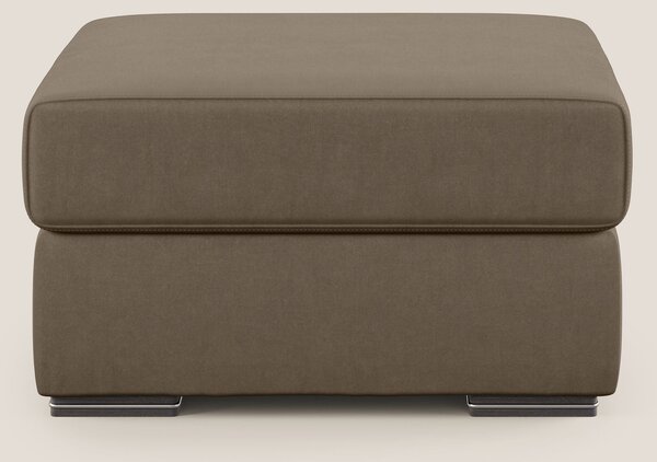 Sun pouf apribile contenitore in microfibra smacchiabile T11 marrone