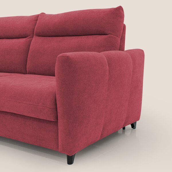 Peonia divano letto scandinavo con materasso H18 cm e morbido e alto s