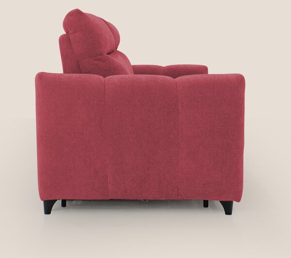 Peonia divano letto scandinavo con materasso H18 cm e morbido e alto s