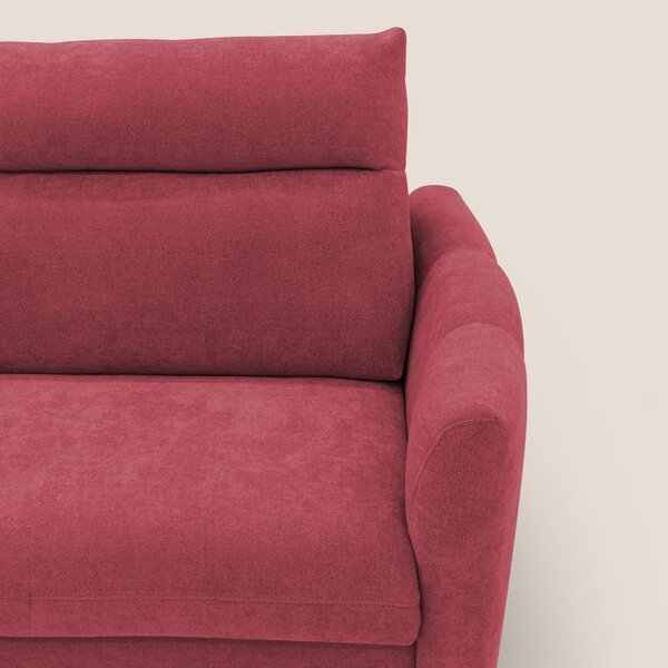 Peonia divano letto scandinavo con materasso H18 cm e morbido e alto s