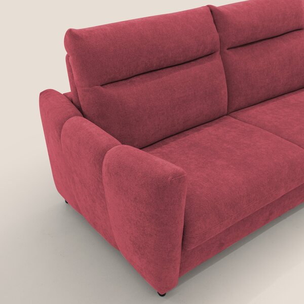 Peonia divano letto scandinavo con materasso H18 cm e morbido e alto s