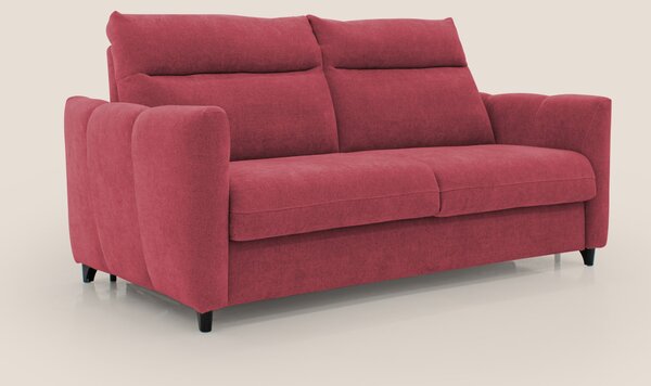 Peonia divano letto scandinavo con materasso H18 cm e morbido e alto s