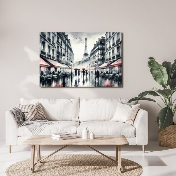 Quadro su tela – Passeggiata serale a Parigi