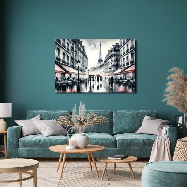 Quadro su tela – Passeggiata serale a Parigi