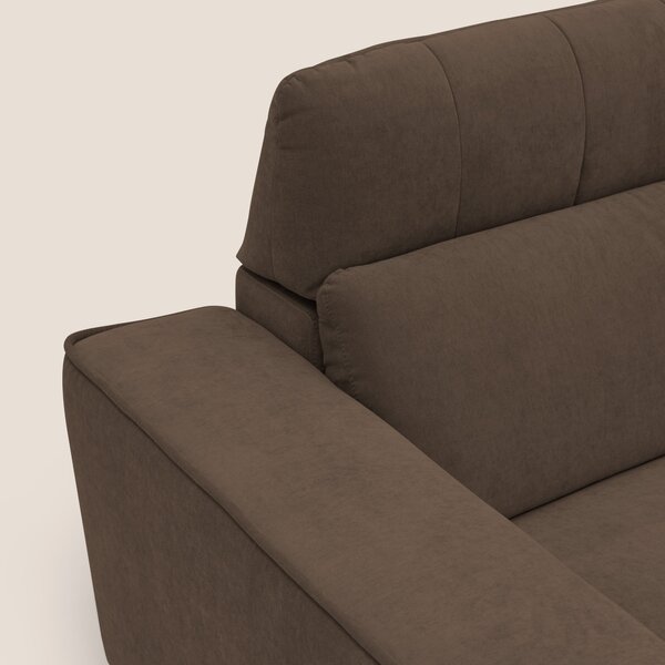 Clark Divano modulare con opzione relax elettrico in tessuto smacchiab