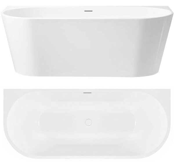 Vasca Bagno A Parete Rea Capri 180cm