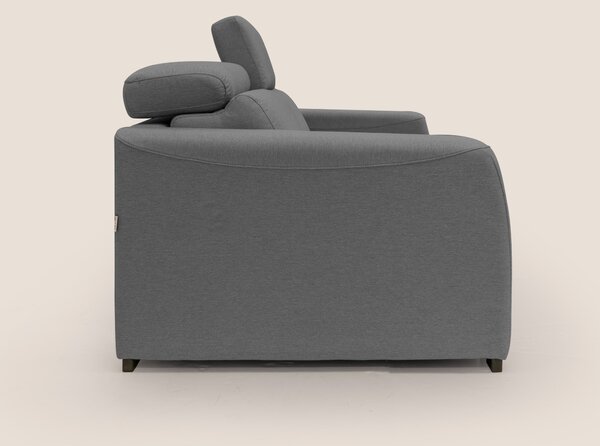 Poseidon divano letto + relax elettrico in tessuto smacchiabile imperm