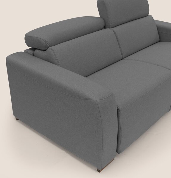 Poseidon divano letto + relax elettrico in tessuto smacchiabile imperm