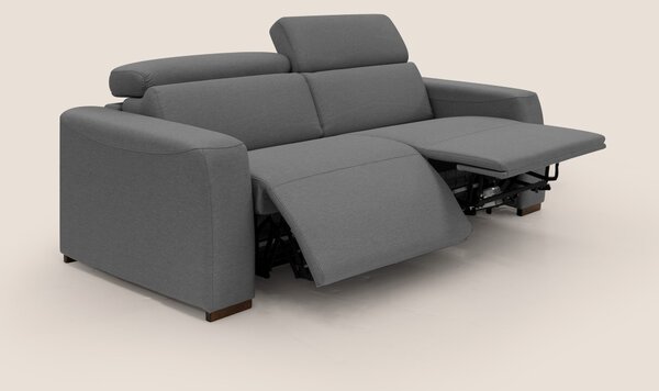 Poseidon divano letto + relax elettrico in tessuto smacchiabile imperm