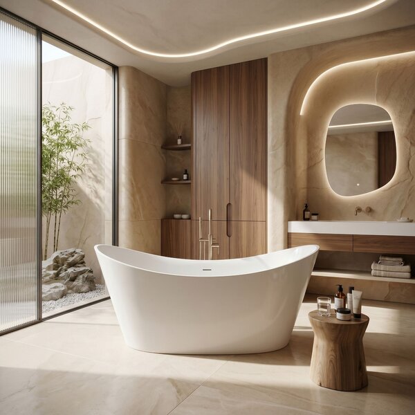 Vasca bagno da terra Rea Ferrano 150