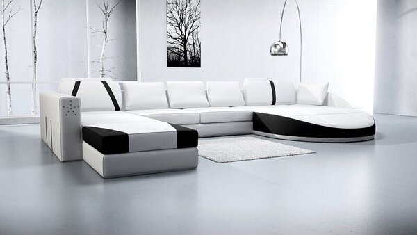 Divano in pelle divano zona giorno divano angolare divano angolare design divano moderno A1122