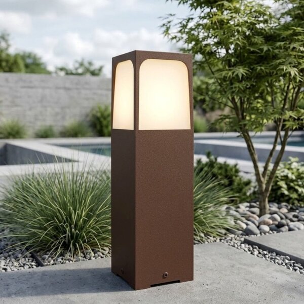 Lampioncino classico top light york co e27 led ip54 alluminio policarbonato - Top Light