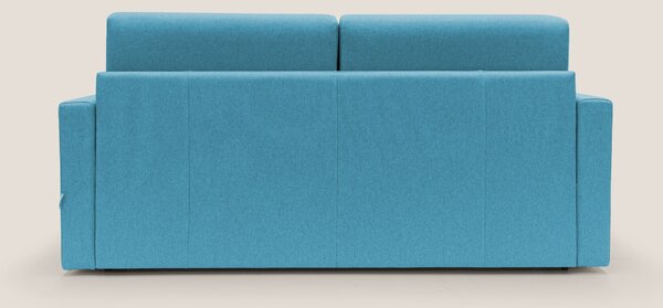 Chris Divano letto matrimoniale in tessuto impermeabile T13 azzurro