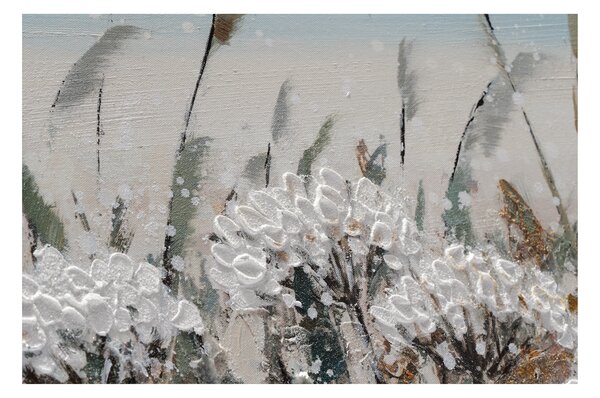 Dipinto su tela Campo soffioni 65x150 cm