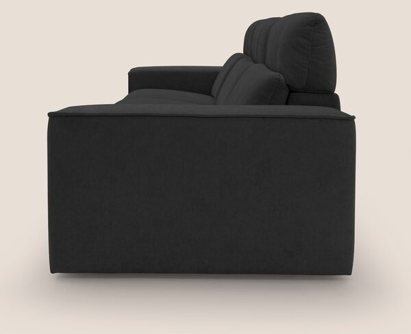 Clark Divano modulare 3 sedute con opzione relax elettrico in tessuto