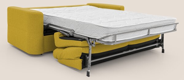Cupido Divano letto materasso H18 cm e schienale alto in tessuto imper