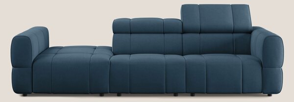 Giotto Divano con terminale e opzione relax elettrico in microfibra ef