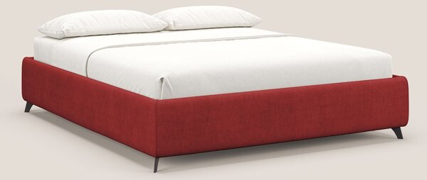 Sara sommier con giroletto contenitore in tessuto impermeabile T02 ros