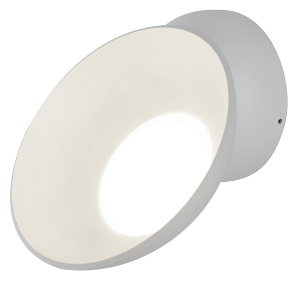 Applique Orientabile Alluminio Bianco Lampada Moderna Led Dimmerabile 15 Watt Luce Calda Intec Led-w-omnia/15w