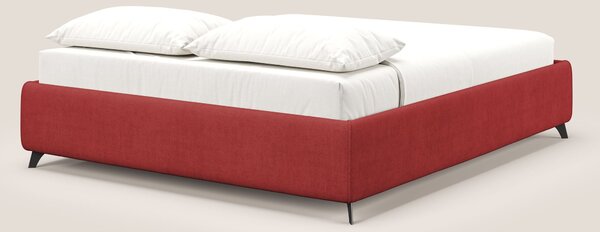 Sara sommier con giroletto contenitore in tessuto impermeabile T02 ros