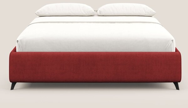 Sara sommier con giroletto contenitore in tessuto impermeabile T02 ros