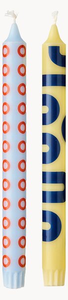 Set di 4 candele Happy