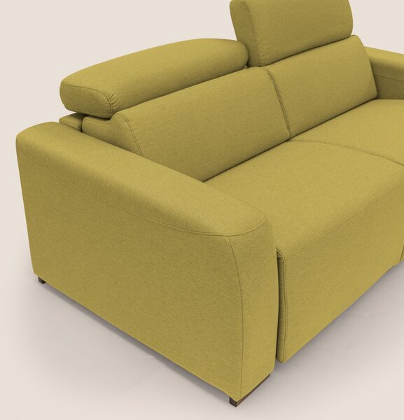 Poseidon divano letto + relax elettrico in tessuto smacchiabile imperm