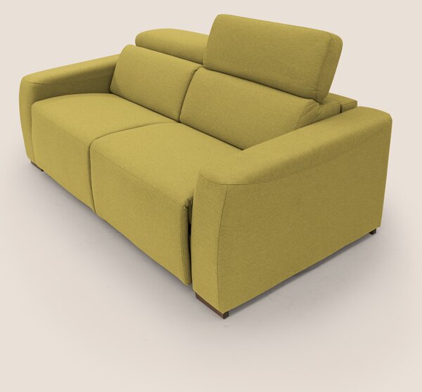 Poseidon divano letto + relax elettrico in tessuto smacchiabile imperm