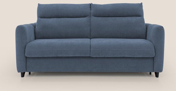 Peonia divano letto scandinavo con materasso H18 cm e morbido e alto s
