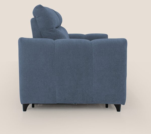 Peonia divano letto scandinavo con materasso H18 cm e morbido e alto s