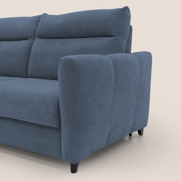 Peonia divano letto scandinavo con materasso H18 cm e morbido e alto s