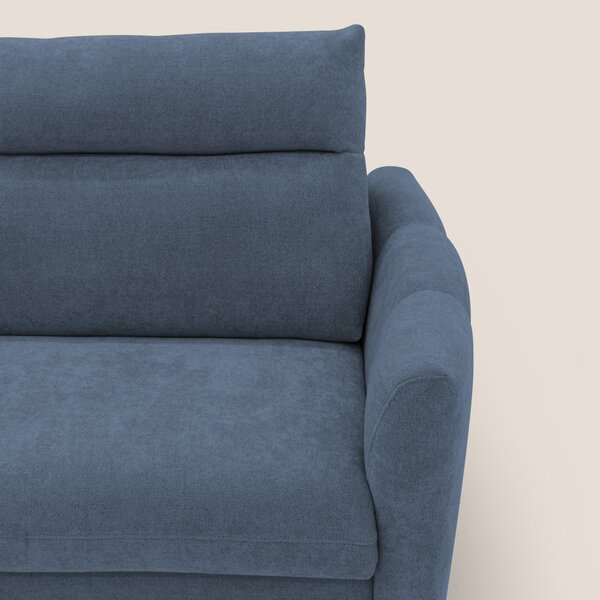 Peonia divano letto scandinavo con materasso H18 cm e morbido e alto s